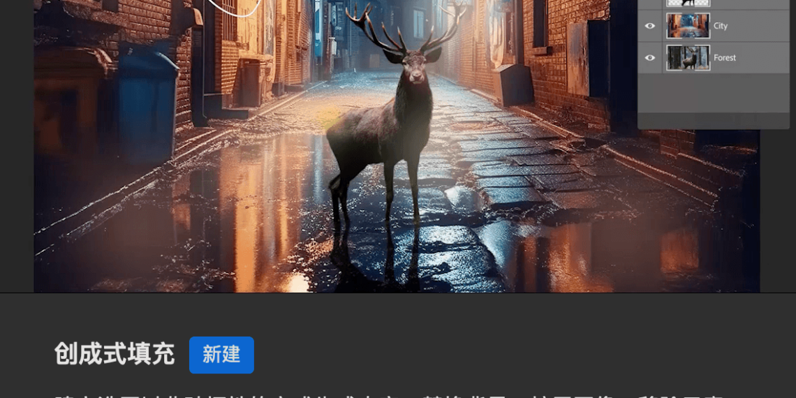 Photoshop Beta Mac 中文版 Firefly AI 创意填充 (PS beta)