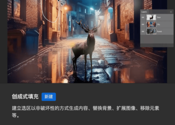 Photoshop Beta Mac 中文版 Firefly AI 创意填充 (PS beta)