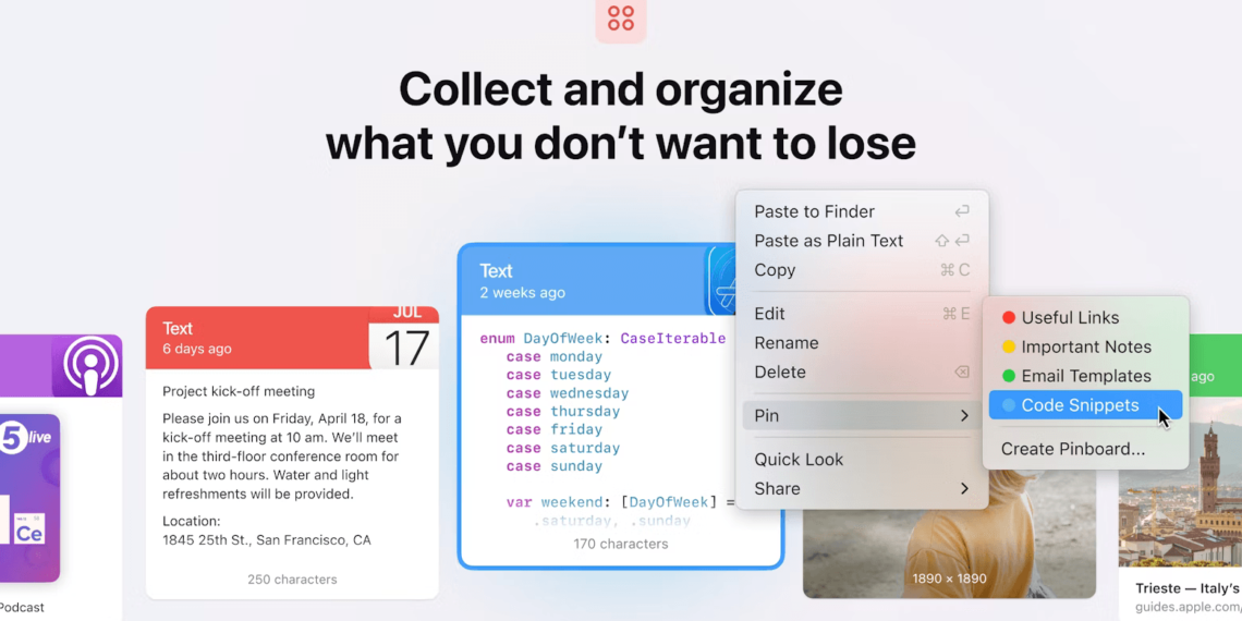 Paste 4.0.3 破解版下载 最好的Mac剪贴板增强工具