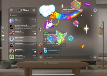 Telegram 演示 VisionOS 应用程序