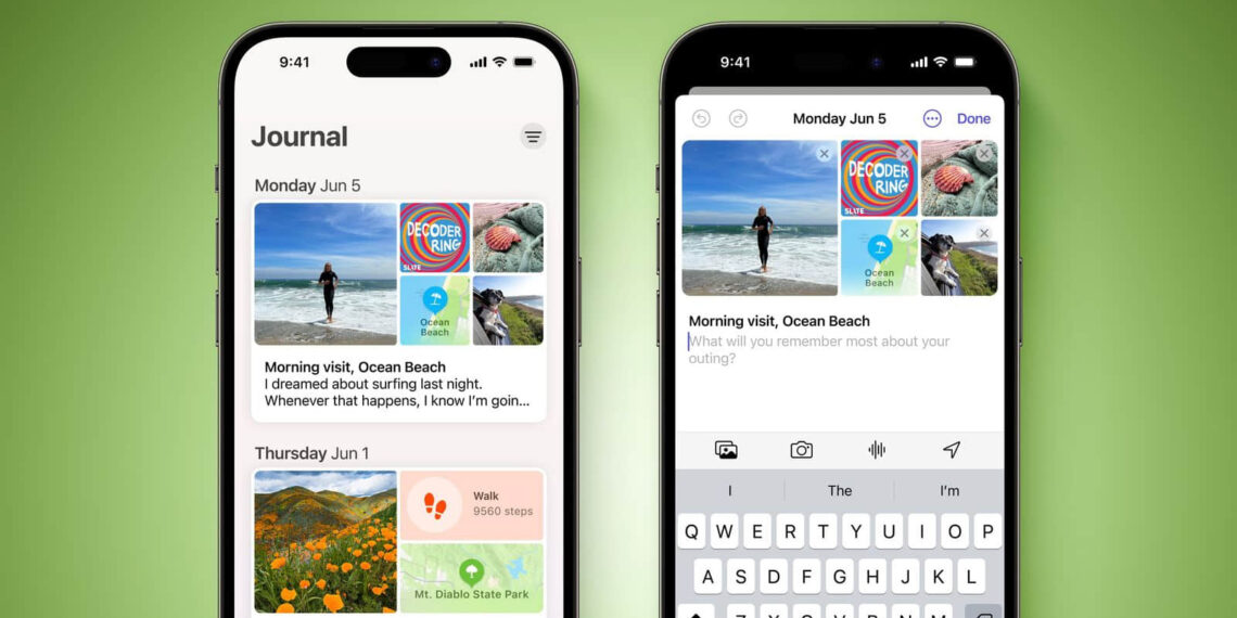 iOS 17.2：如何使用苹果新的日记应用程序