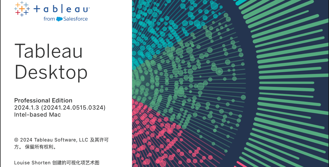 Tableau Desktop 2024.1.3 Mac中文破解版下载 强大的BI数据可视化软件