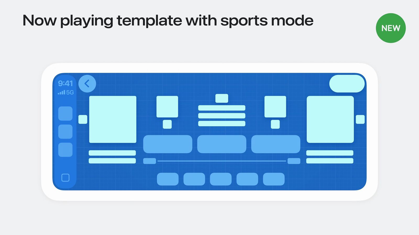 CarPlay Now Playing Sports Mode