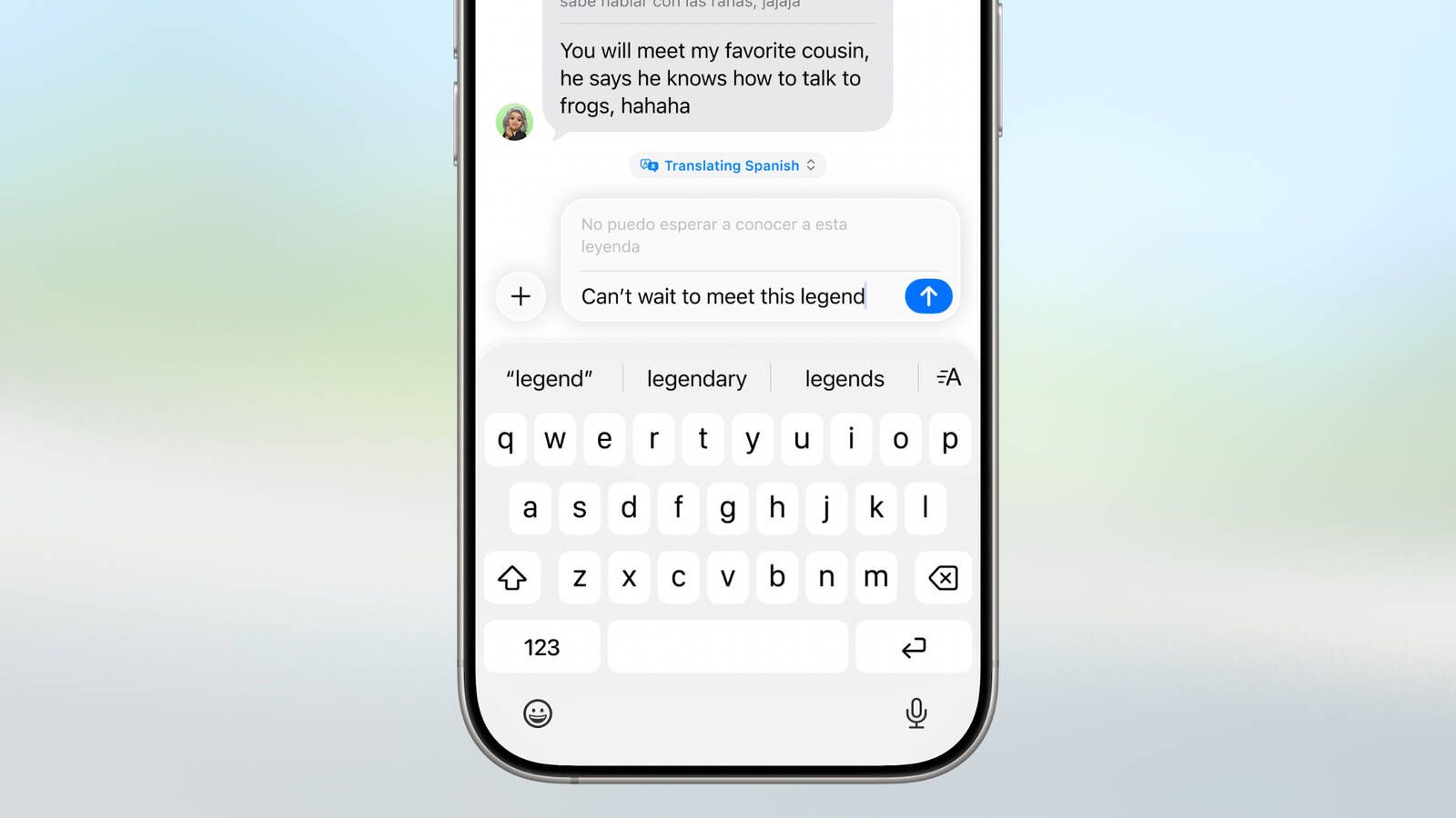 iOS 26 Messages Live Translate