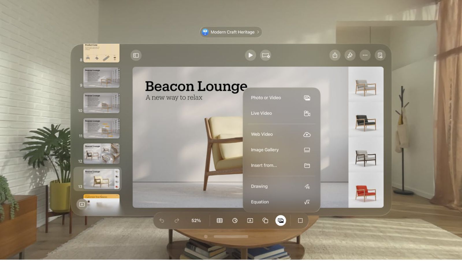 visionos keynote app